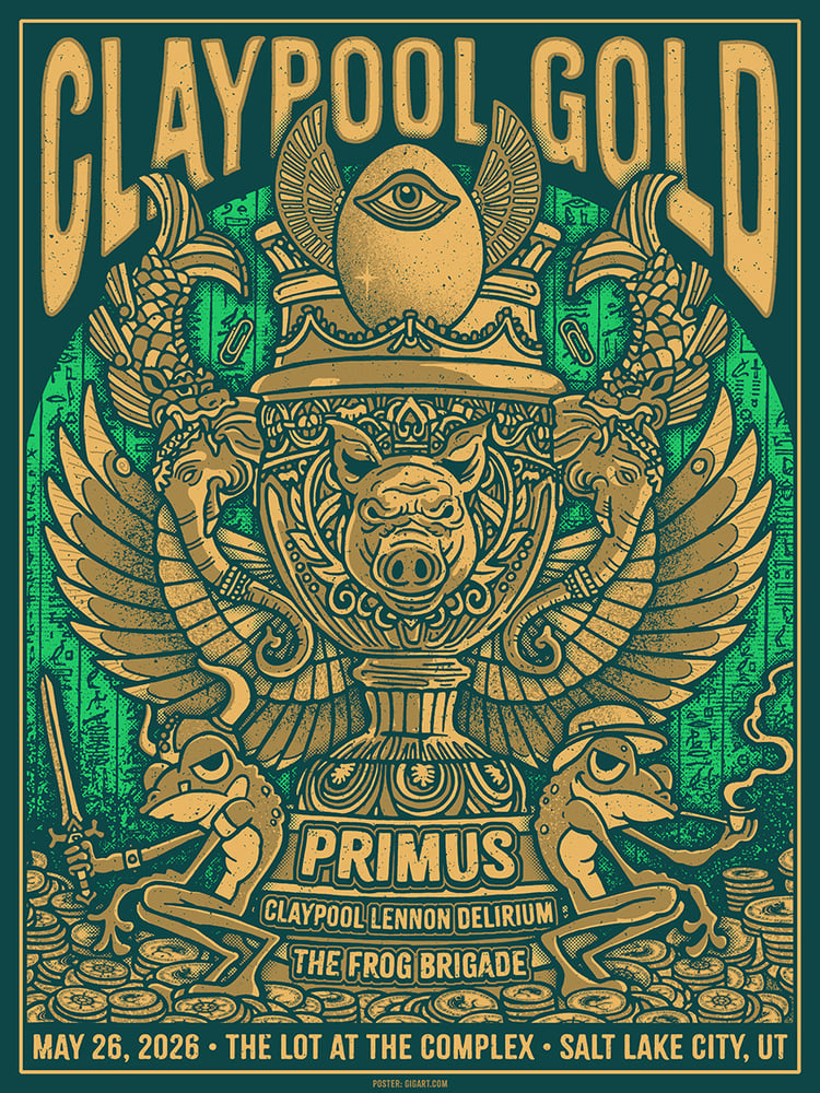 Image of Claypool Gold 2026 Main Artist Print