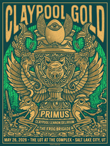 Image of Claypool Gold 2026 Main Artist Print