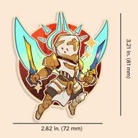 Image 3 of Gabriel ULTRAKILL Vinyl Sticker