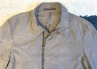 Image 2 of Kazuyuki Kumagai Attachment wrinkle processed zip up jacket, size 2 (M)