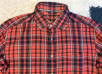 Image 2 of 45 rpm indigo yarn-dyed plaid shirt, size 4 (L)