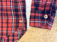 Image 4 of 45 rpm indigo yarn-dyed plaid shirt, size 4 (L)