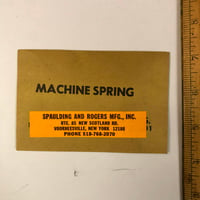 Image 1 of 1970’s Spaulding & Roger’s Machine spring unopened  envelope 