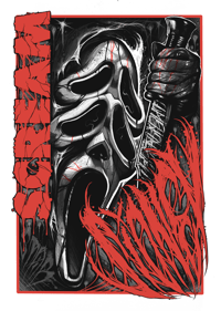 GH0ST FACE print