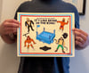 WWF Hasbro Flash Sheet - 11"x14"