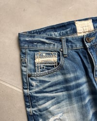Image 5 of (W28) DISTRESSED DENIM JEANS NO. 4