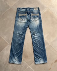 Image 6 of (W28) DISTRESSED DENIM JEANS NO. 4
