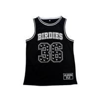 Image 1 of Black/White Basketball Jersey
