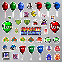 Image 2 of STICKERS/MAGNETS MEGAMiX #7 Sticker/Magnet Sets (39 Pieces) [LIMITED]