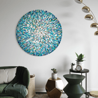 Image 4 of Reef resonance - 100x100cm 