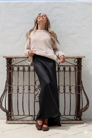 Image of Janelle Skirt. Black. By BTL the Label.