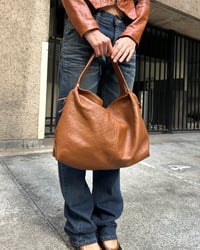 Image 11 of ITALIAN LEATHER SLOUCHY BAG