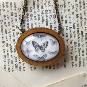 Image of 'Butterfly Collection' Framed Pendant