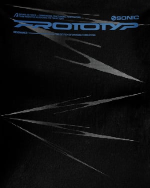 Image of PROTOTYP - SONIC Resonance Shirt (Black)