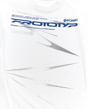 Image of PROTOTYP - SONIC Resonance Shirt (White)
