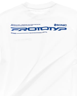 Image of PROTOTYP - SONIC Logo Shirt (White)