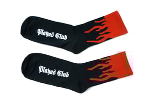 Image of Red flame socks