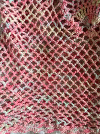 Image 6 of Vintage Y2K 2005 Jane Norman pink crochet halter neck cami