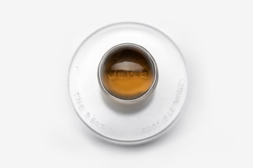Image of "The best of all possible worlds" silver ring with citrine  · OPTIMUS MUNDUS ·