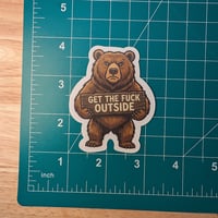 Image 2 of GTFO Bear Sticker