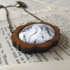 Image of We Were Explorers 'Isabelle' Framed Pendant