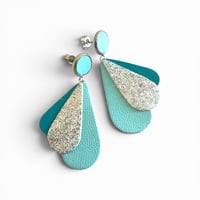 Image 1 of Boucles Dune - Argent / Ice Mint