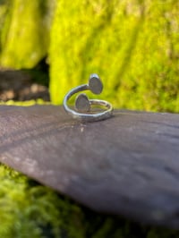 Image 4 of Adjustable sea glass ring
