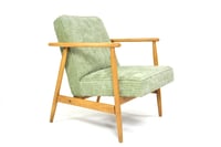 Image 1 of Fauteuils Z velours côtelé vert olive