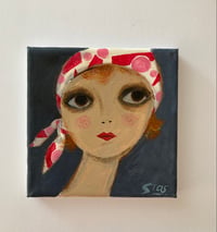 Image 1 of 1970s Headscarf Original Painting