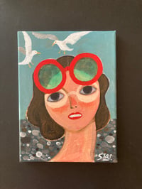 Image 2 of Getting Silly, Brighton Beach Original Painting