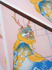 Image 3 of Garden Party A4 Risograph Print