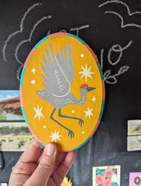 Image 3 of Wooden crane painting
