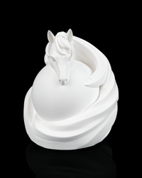 Image 5 of 3D Printed Stallion Sphere Table Lamp – Horse LED Decor