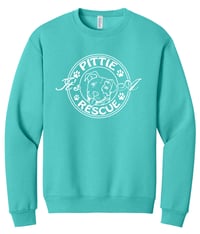 Image 2 of IT'S A PITTIE RESCUE LOGO ADULT CREWNECK SWEATSHIRT