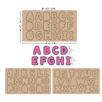 Classic ABC's  Die-Cut Set 1.7" # 1506