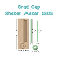 Shaker Maker for  GRAD Cap Die-Cut 1505