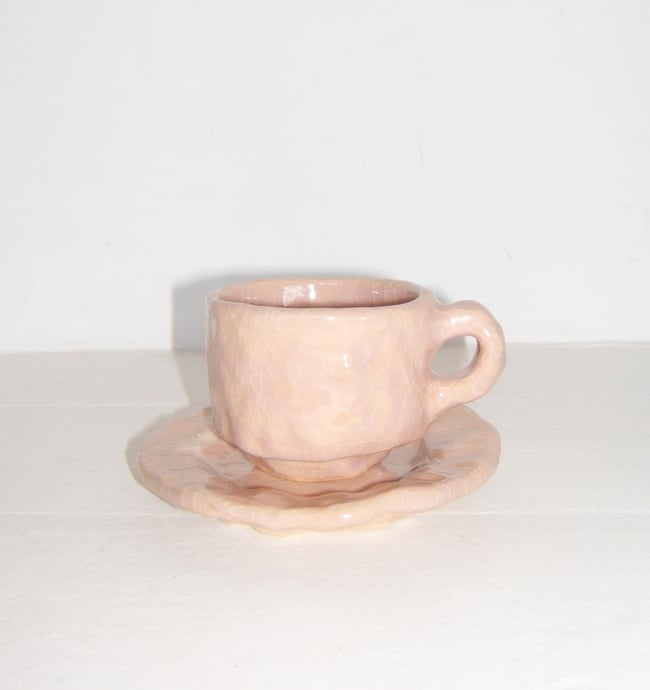 PINK COFFEE MUG SET 