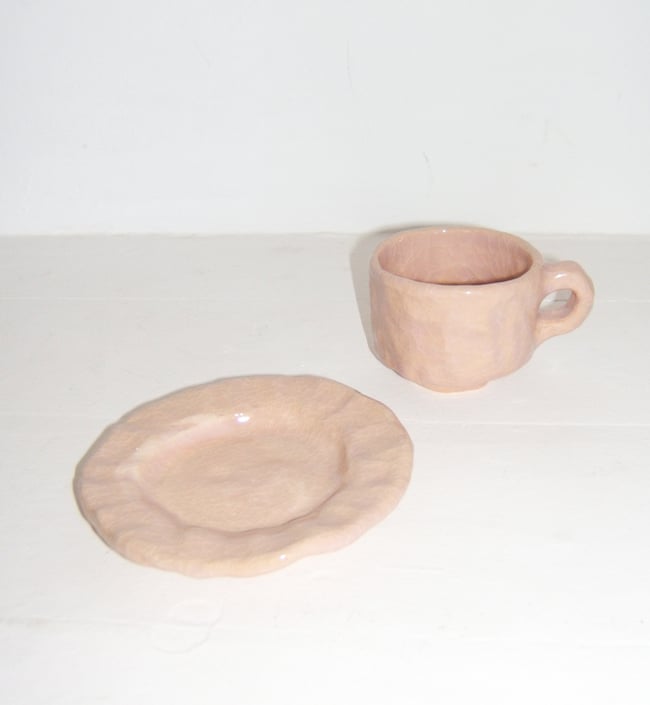 PINK COFFEE MUG SET 
