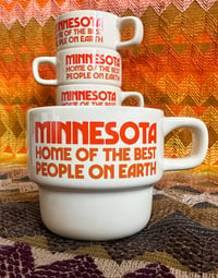 Image 2 of Minnesota- Home of the Best People on Earth- 11 oz Stackable Ceramic Coffee Mug