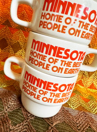 Image 3 of Minnesota- Home of the Best People on Earth- 11 oz Stackable Ceramic Coffee Mug