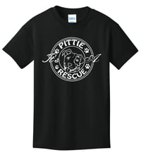 Image 3 of IT'S A PITTIE RESCUE LOGO YOUTH T-SHIRT