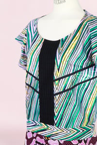 Image 3 of Blouse VICTORIA verte