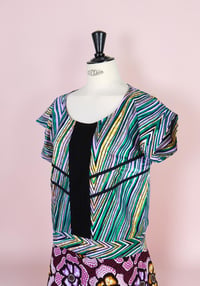 Image 1 of Blouse VICTORIA verte