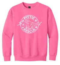 Image 1 of IT'S A PITTIE RESCUE LOGO YOUTH CREWNECK SWEATSHIRT