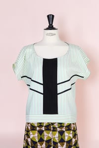 Image 1 of Blouse VICTORIA blanche