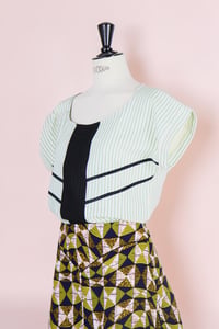 Image 3 of Blouse VICTORIA blanche