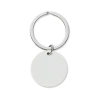 Image 2 of Notts Family | engraved keychain | Stainless steel round keychain