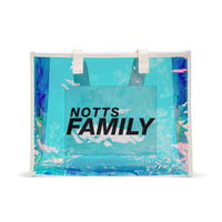 Image 1 of Notts Family | Holographic  Iridescent Beach Tote Bag | Pelham Street