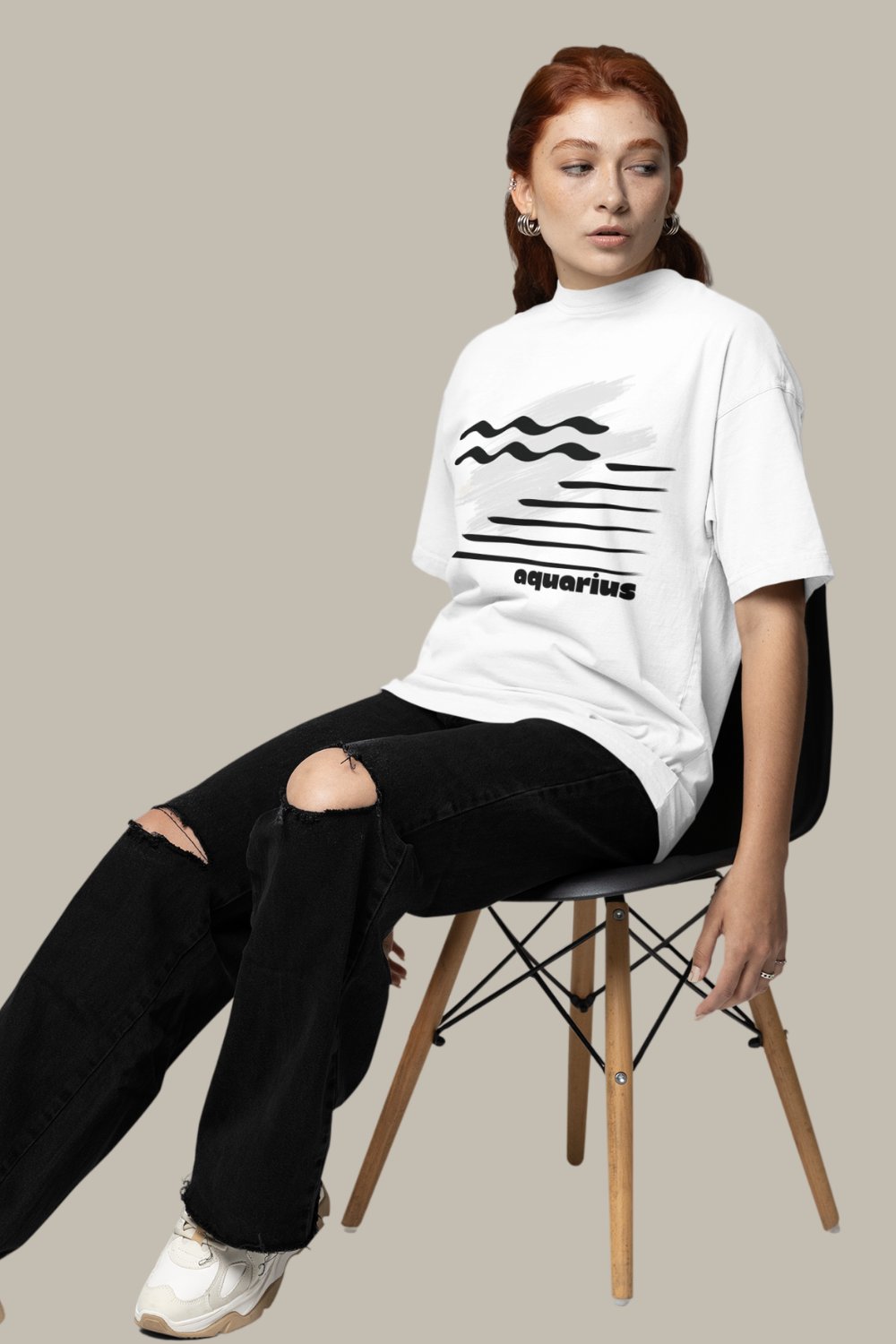 Image of Aquarius Zodiac T-Shirt