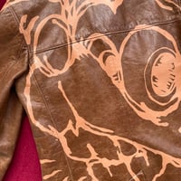 Image 2 of VINTAGE BROWN LEATHER JACKET
